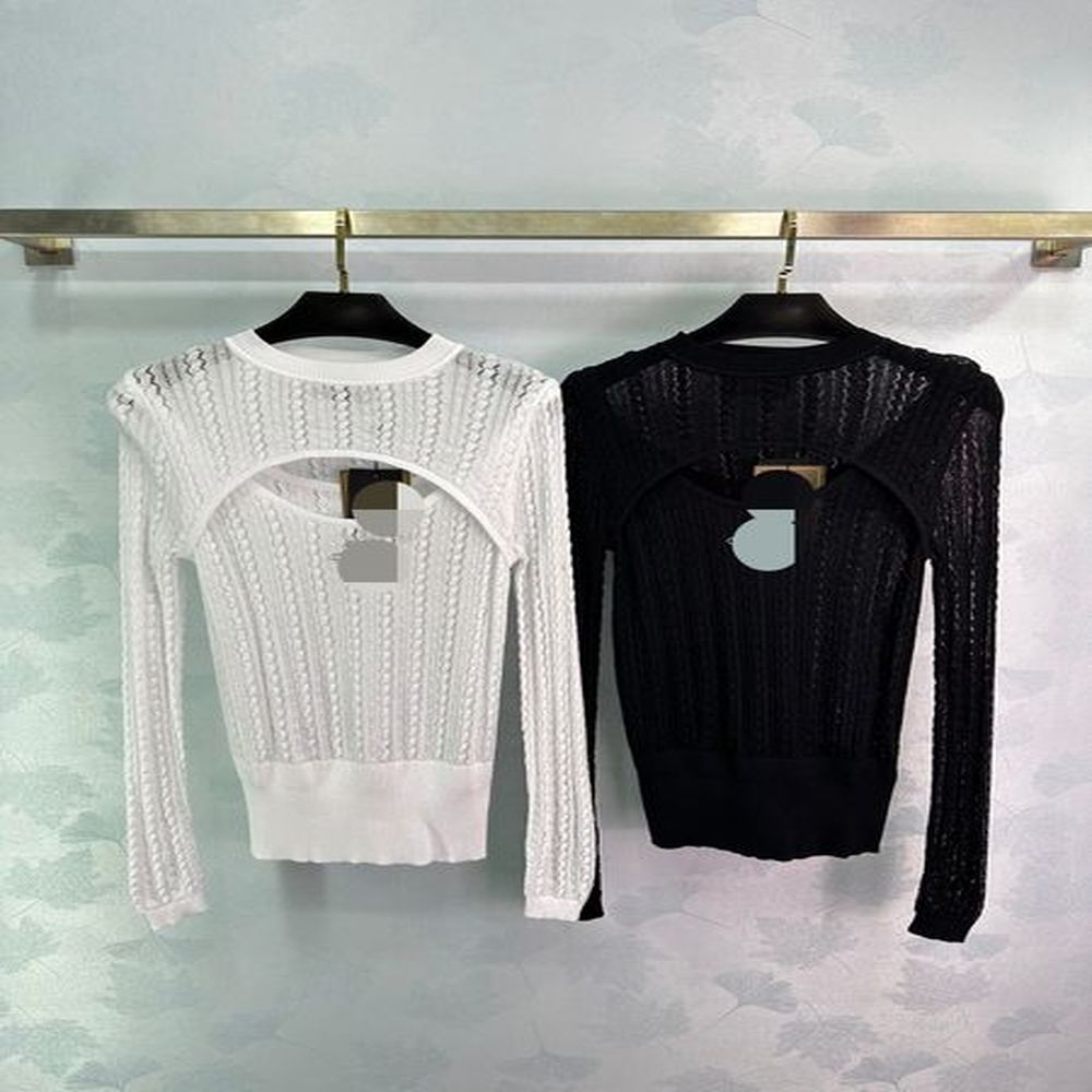 summer women sweater long sleeve crew neck pullover