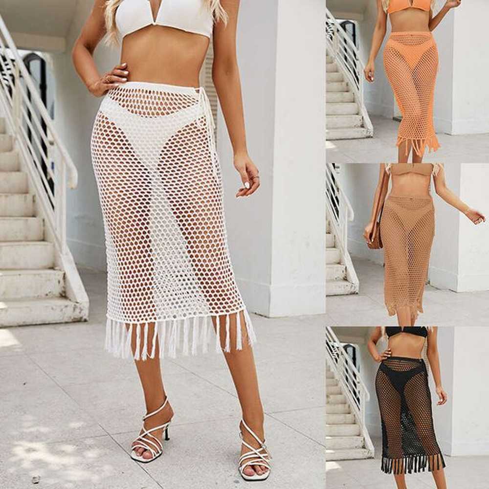 summer womens hollow lace up solid color half length