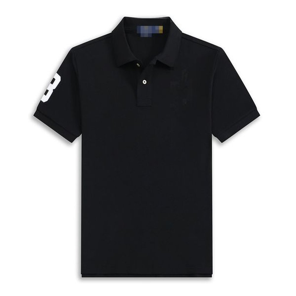 Super Handsome Designer Shirt Letter Embroidered Casual Shorts Men's Fashion Loose Collar Half Sleeves Men's Business Quick Clothi