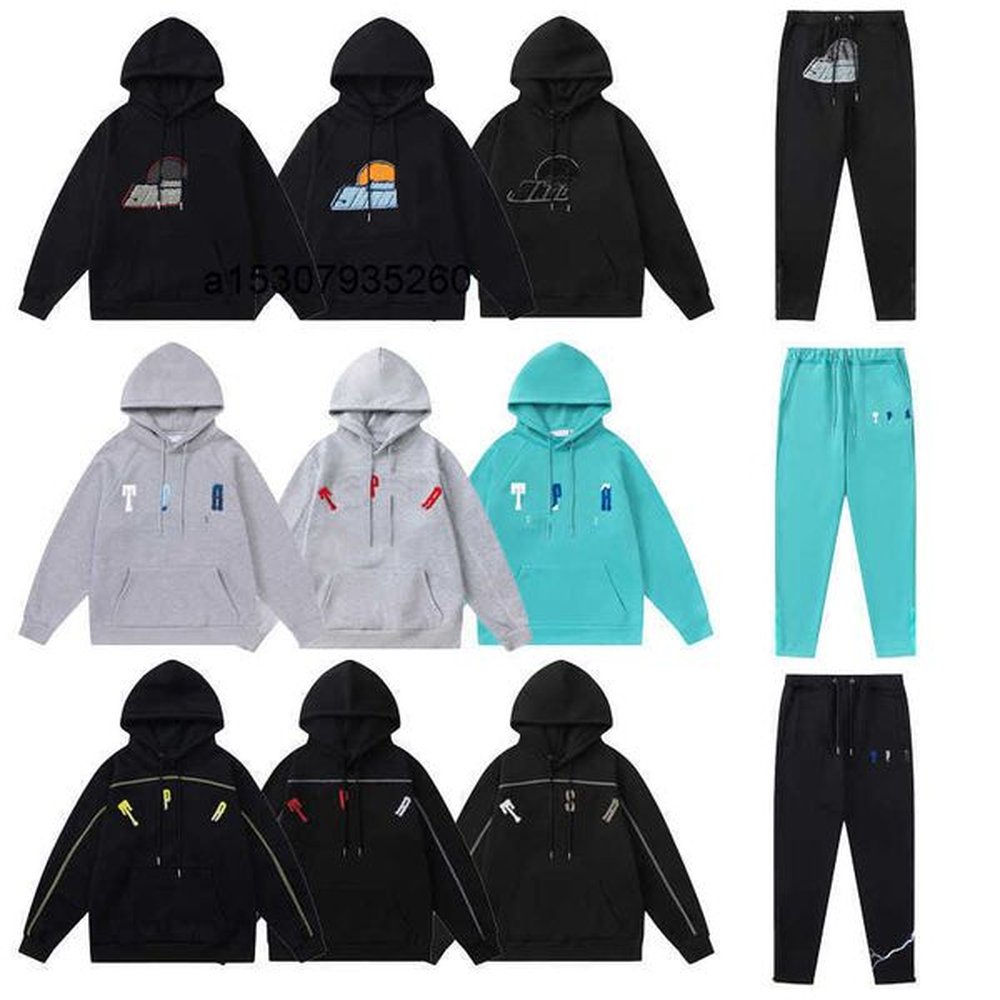 sweat pants mens set joggers men sportswear tracuit designer sweatsuit pullover hooded long sleeve embroidery sweatshirts hoodie track suit