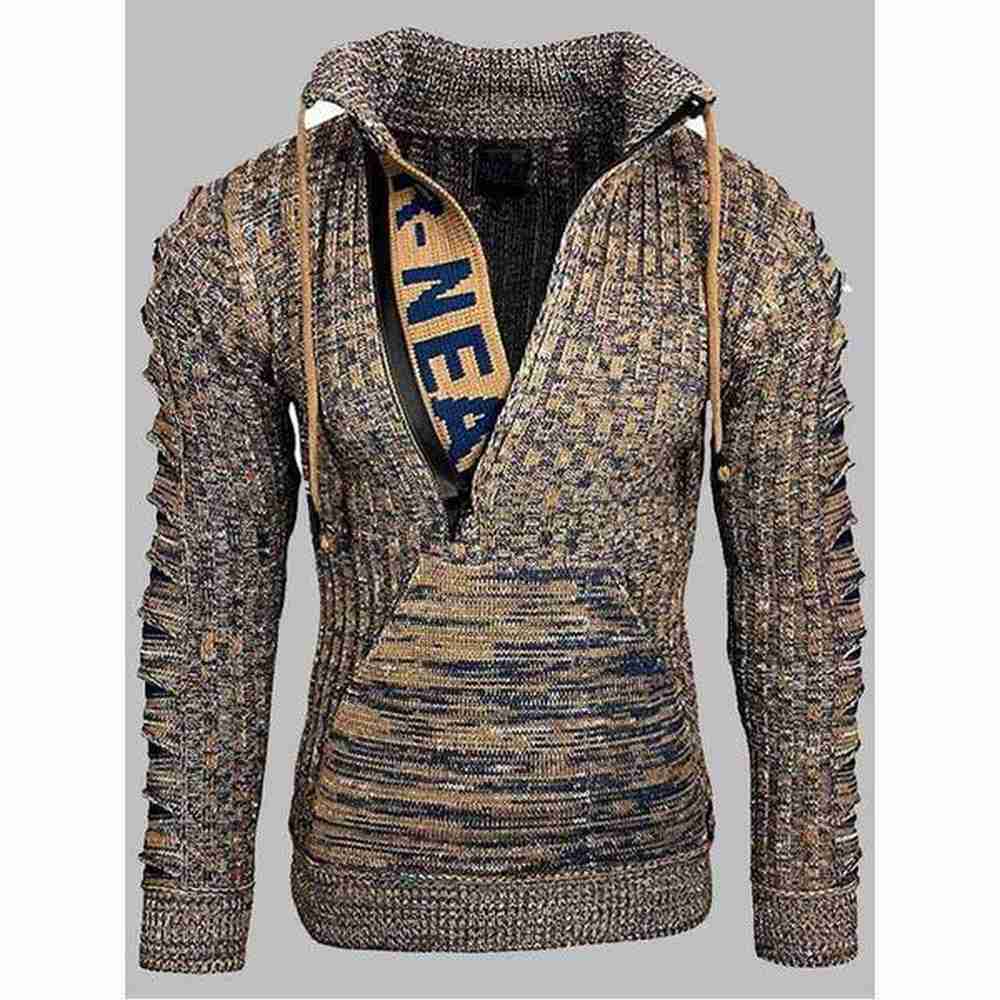 sweater Autumn men's sweater hoodies shirt jackets classic coat