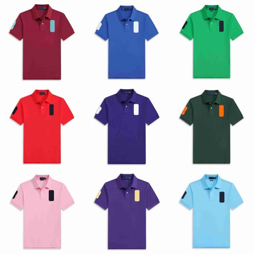Sweater Designers Short Sleeve Breathable Cotton Embroidery Mens Designer Shirt Golf Men Polos Polo Tshirt 20ss