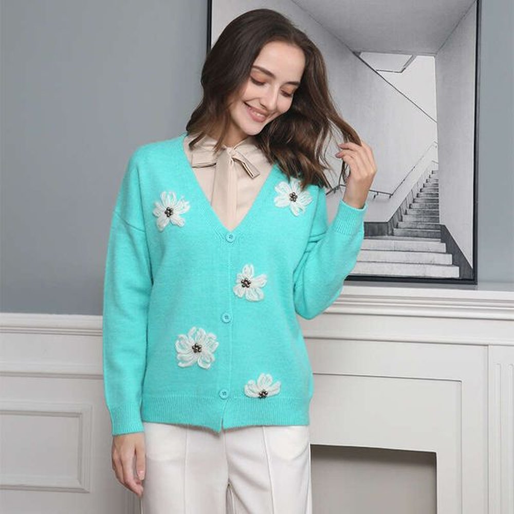 sweater womens autumn and winter new product long sleeved
