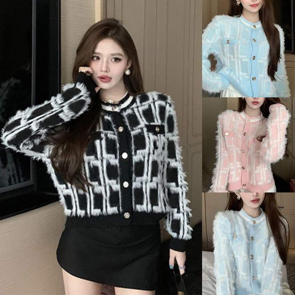 sweater womens knitwear letter embroidery pullover knit women round neck