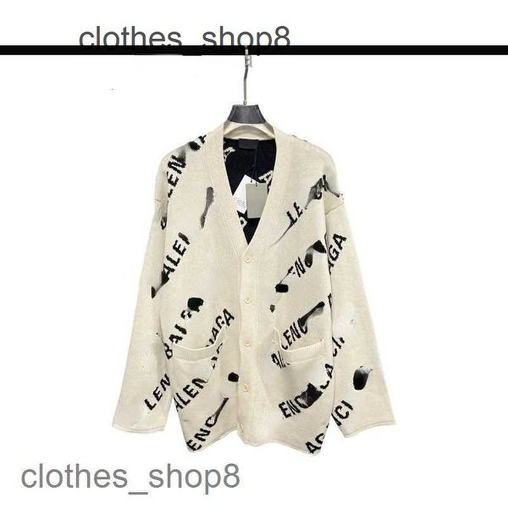 sweaters High Quality Sweaters designer hoodies Balnciga mens ceiling version ins fashion brand autumn and winter full printed 2ZSN CAD1 CAD