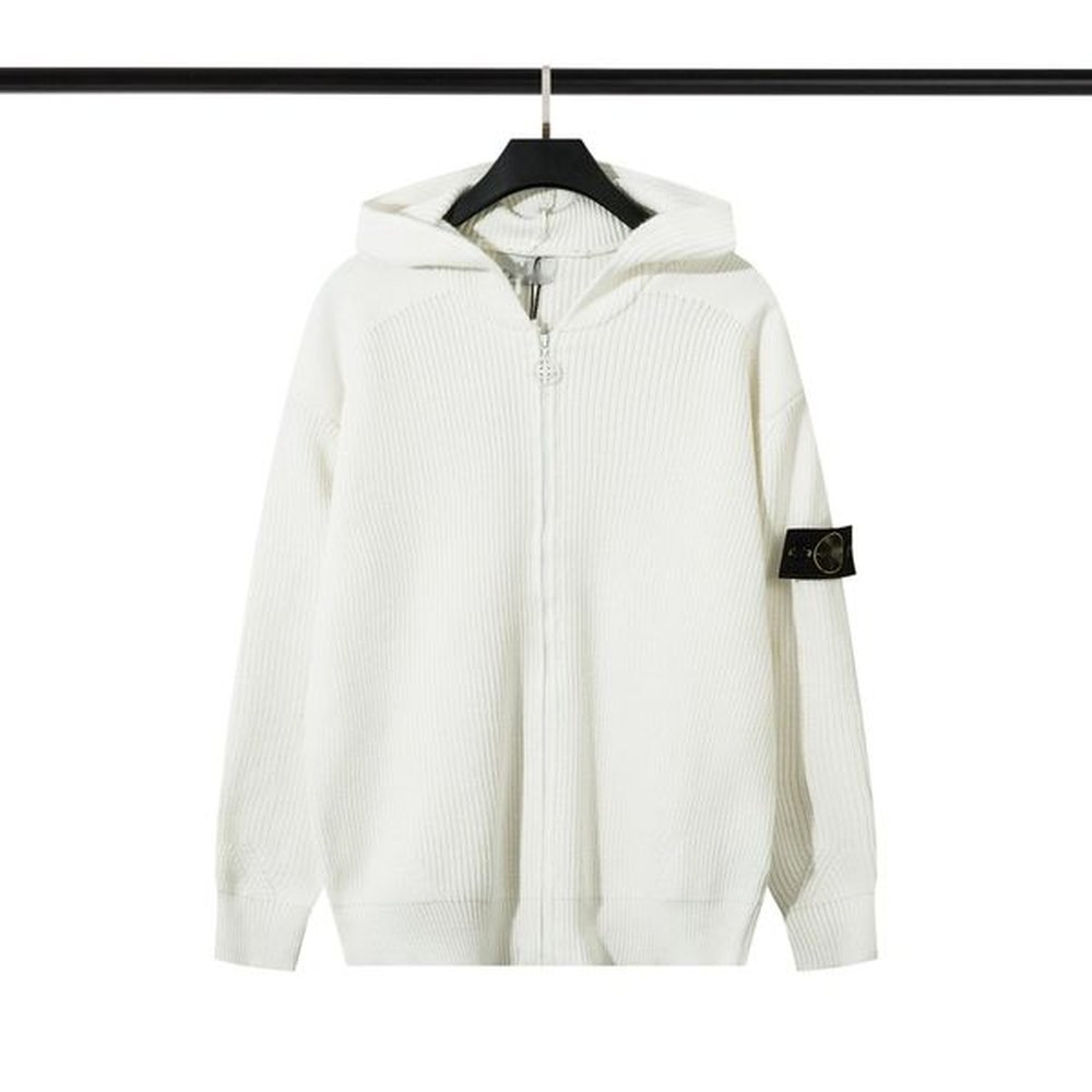 sweaters pullover arm badge mens women soft sweater jacket casual