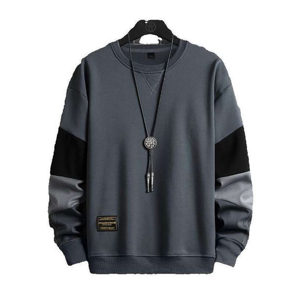 Sweatshirt 2024 Autumn New Item Light Luxury Korean Version Casual Cotton Base Shirt Versatile Men's Long Sleeved T-shirt Hoodies for M