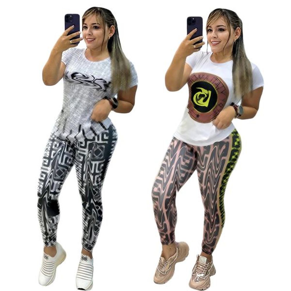 sweatshirts jogging tracksuits summer casual shirts and legging outfits two