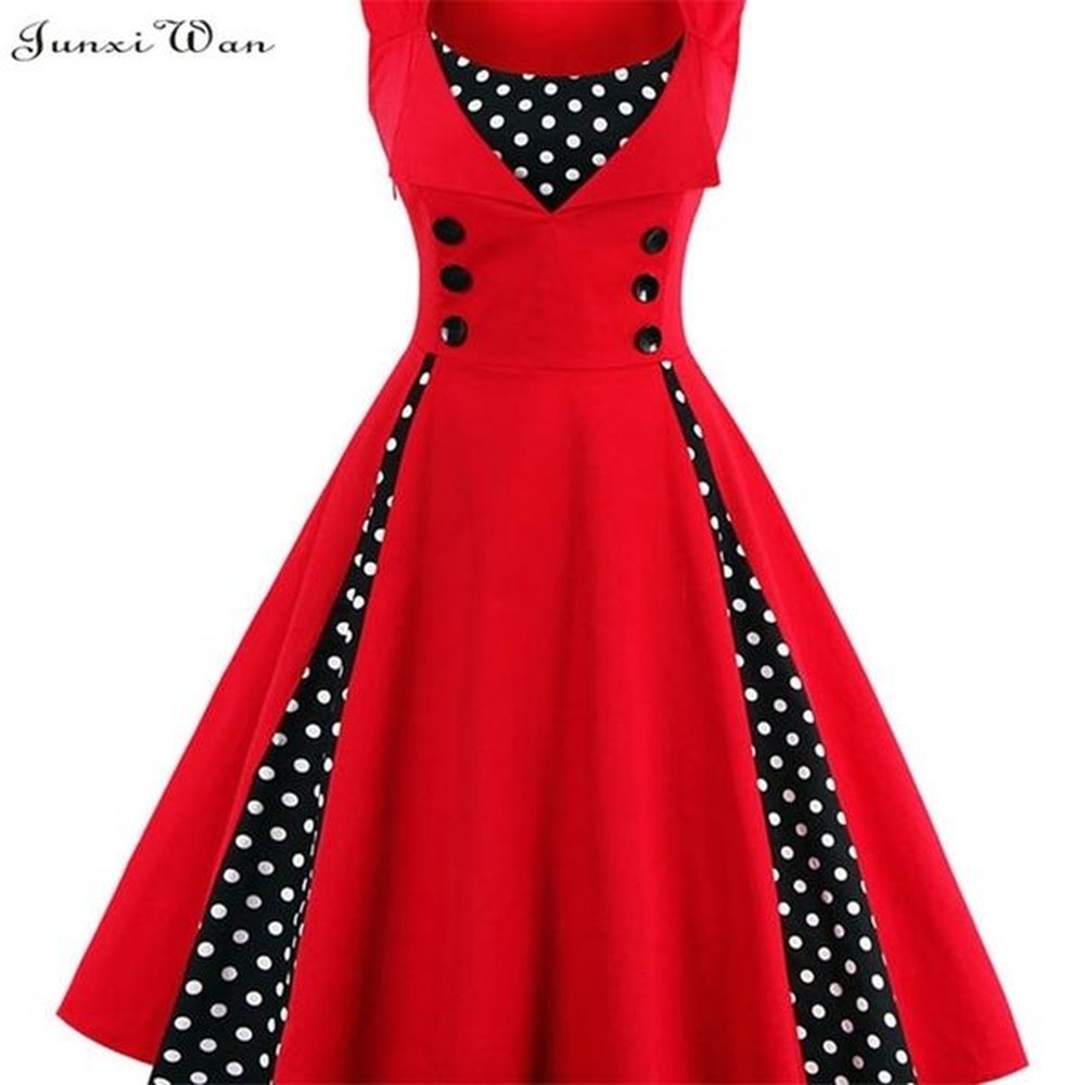 sxl women robe retro vintage dress s s rockabilly dot