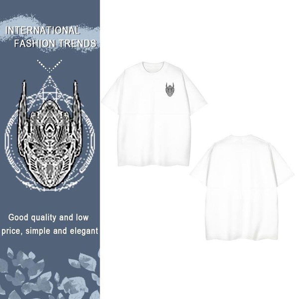 T shirt 230g Cotton creature Street Crew Neck Breathable Plus Size Custom Men Clothes T-Shirt Designer Fashion Brand Tops Tees