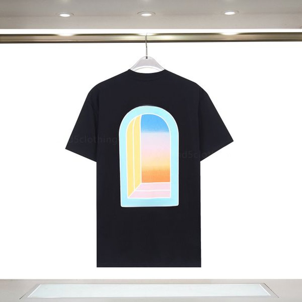T Shirt Luxury Mens Tees Wear Summer Round Neck Sweat Absorbing Short Sleeves Outdoor Breathable Cotton Designer T Shirt Shirts