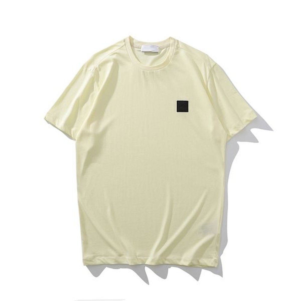 T shirt Mens Clothing Short sleeve Tees Polos Mens T-Shirts Summer simple high quality cotton Casual solid color T-shirt Men Fashion cptopst