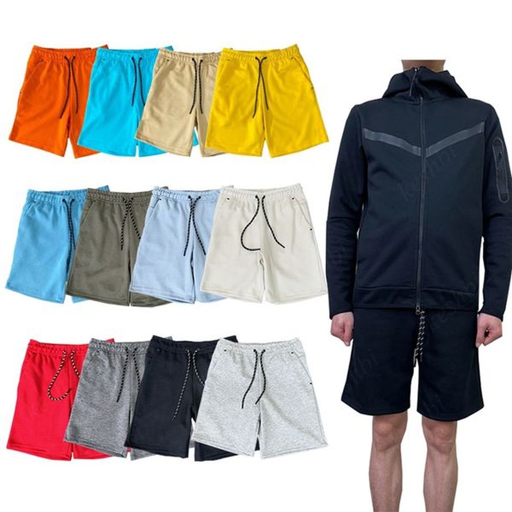 Tech Fleece Men Shorts Designer Sportswear Joggers Pants Gym Fitness Bodybuilding Running Male Sweatpants