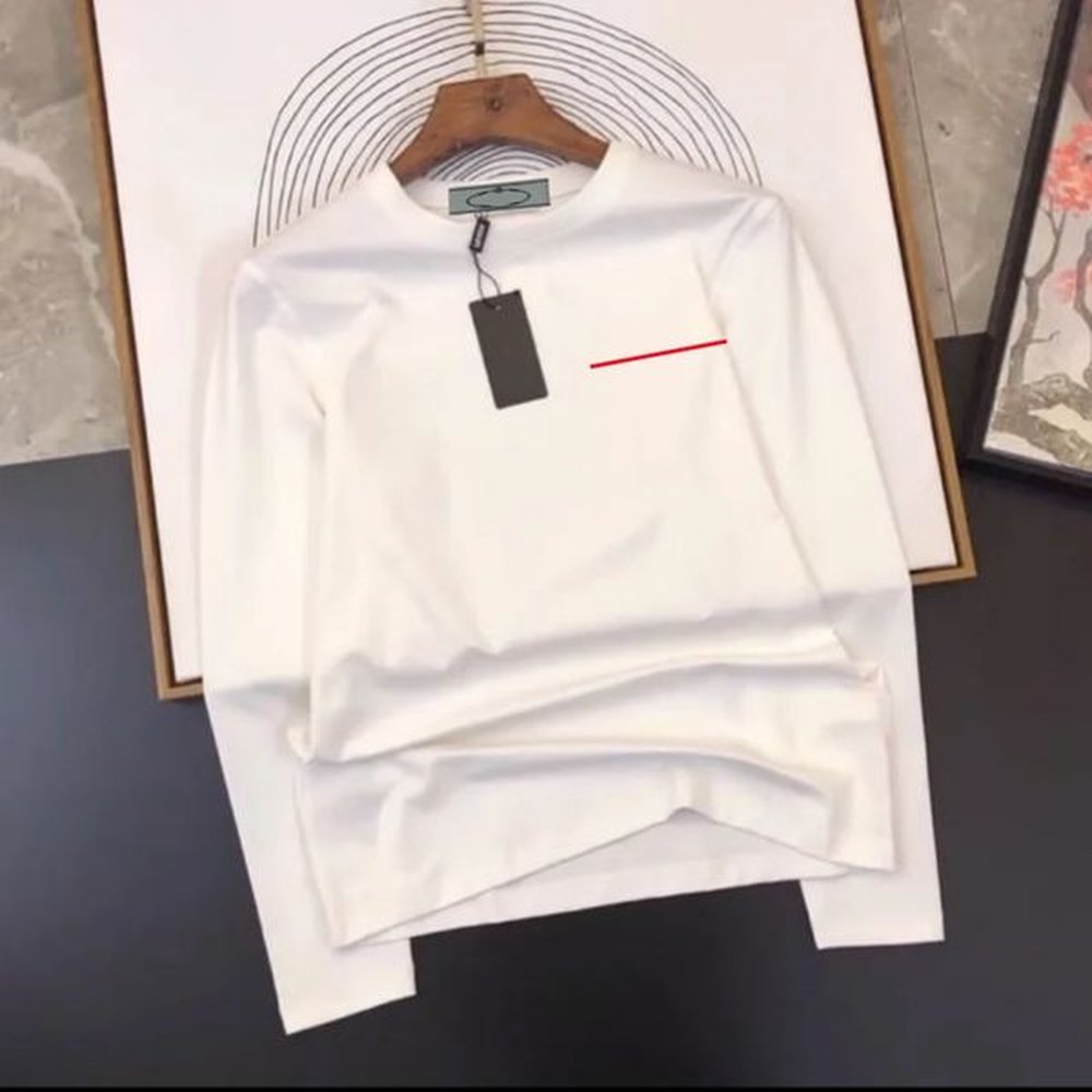 Tees Tshirt Designers Mens T-Shirts Luxurys polos fashion Mens Womens Long Sleeve T Shirts Tops Letter Cotton Tshirts Clothing Polos High Qu