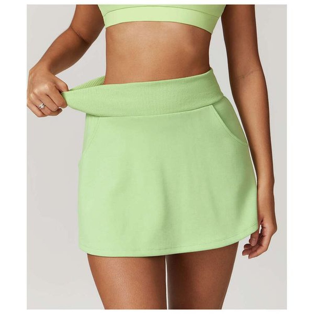 tennis womens skirt golf athletic skorts with shorts pockets high