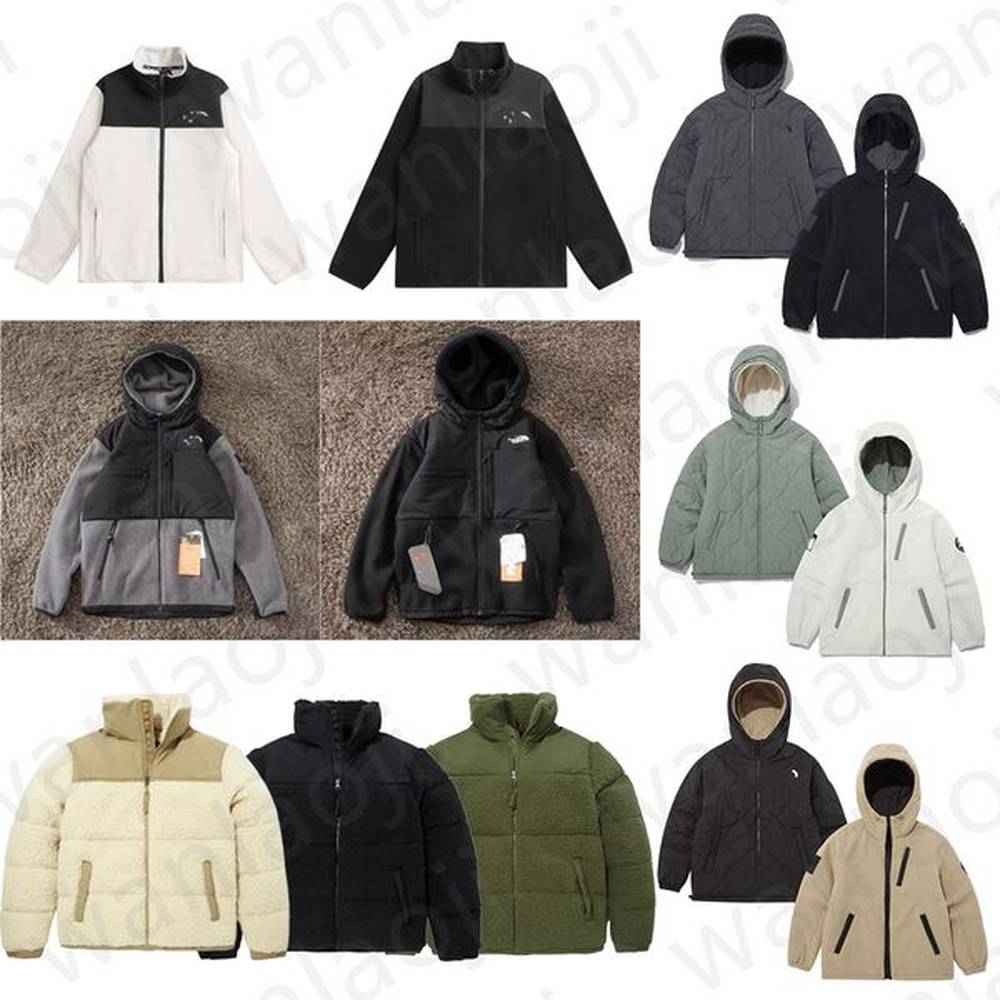The Designer Men Women's Winter Jacket Puffer Sherpa Men Faux Shearling Outerwear Coats Female Suede Fur Outwear Coats