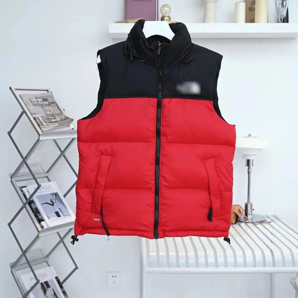The Retro Nuptse 1996 Designer Series | Unisex Vest | Down-Filled Puffer Jacket | Autumn/Winter Camouflage | Sleeveless Montage Style | Idea