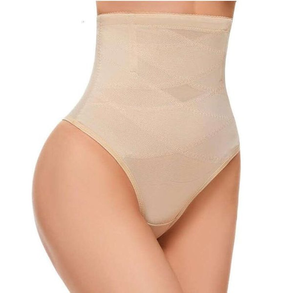 thin cross high waisted with cinched waist and lifted hips