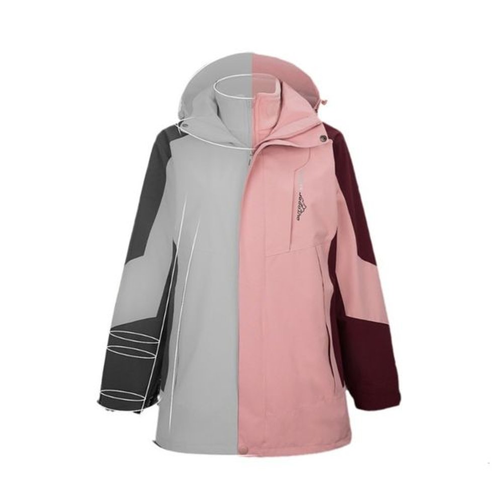 1818 Three in One Sunscreen and Sunshade Trendy Brand Stormtrooper Jacket Outdoor Fishing Three proof Detachable Coat with Thick Velvet