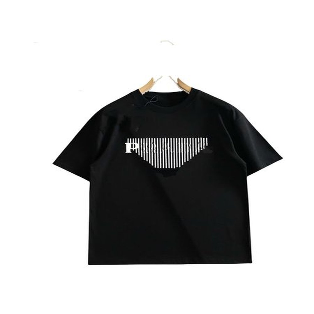 Top mirror high quality men's casual letter print loose T-shirt Women's summer crew neck short sleeve shirt Fashion shirt M-4XL