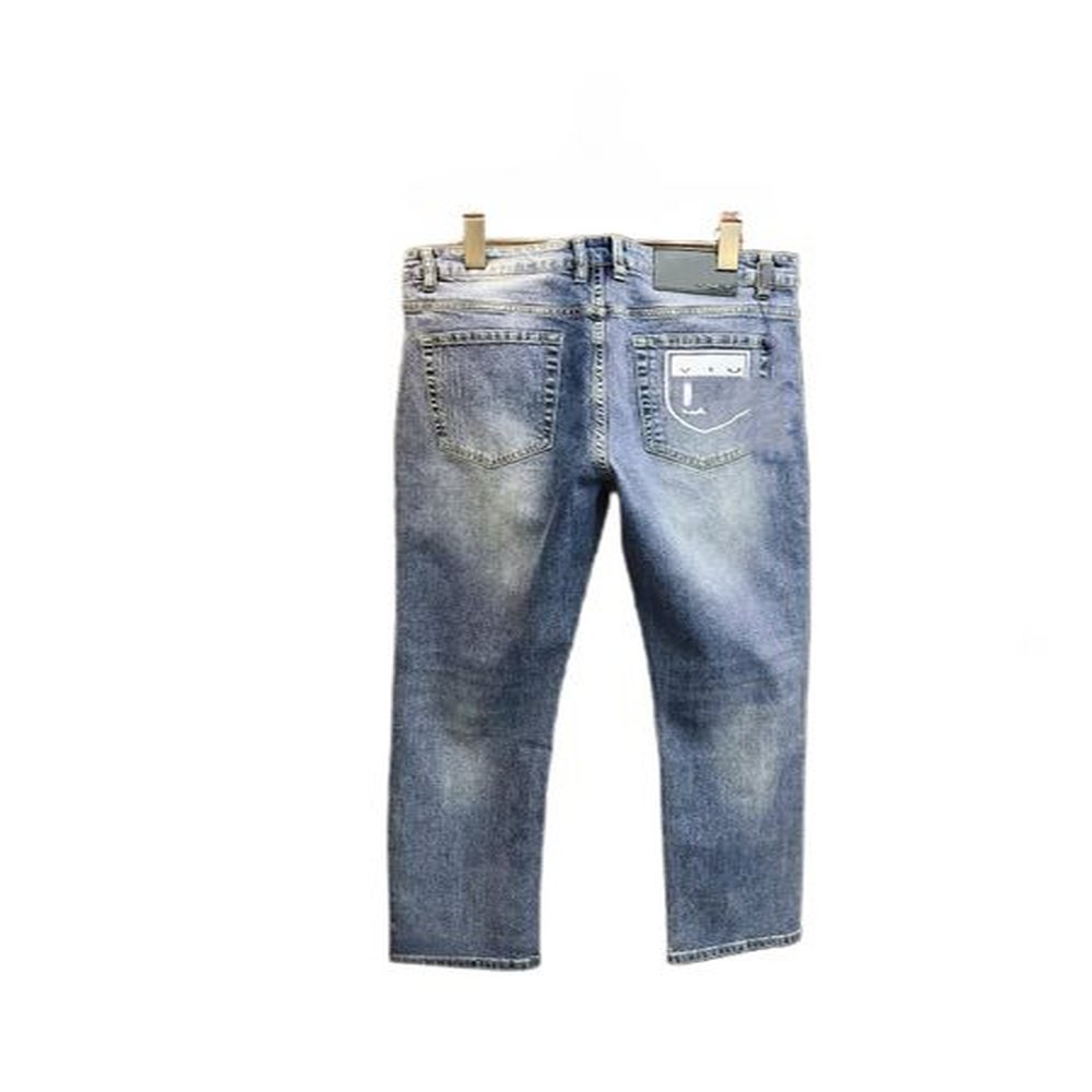 Top mirror men's casual designer jeans Ladies elegant elegant overalls couple spring and fall jeans size 29-- 38