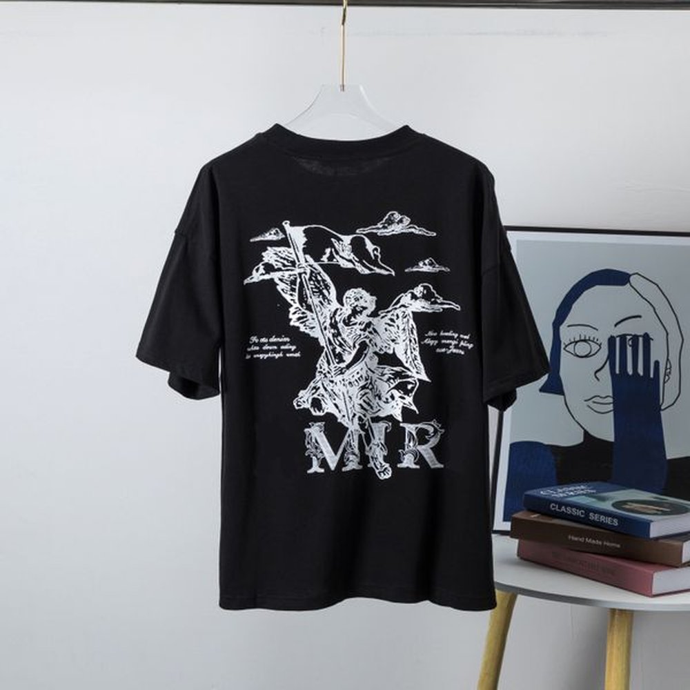 Top quality bags designer t shirts men tees wear summer round neck sweat absorbing short sleeves outdoor breathable cotton printed lovers 
