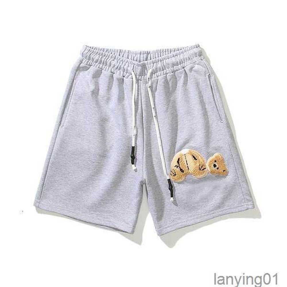 Top Quality Luxury Teddy Bear Printed Men Shorts Designer Spring Summer Short Plam Pants Beach Sports Jogger SsL839