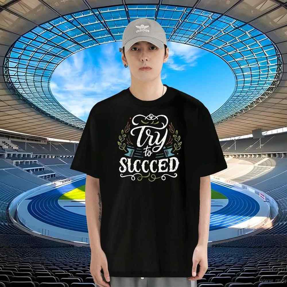 TOP Quality Men Tshirts 100% Cotton 230g Casual Daily Wear letter Asian Size Breathable Soft 2024 New T Shirts Men Tees
