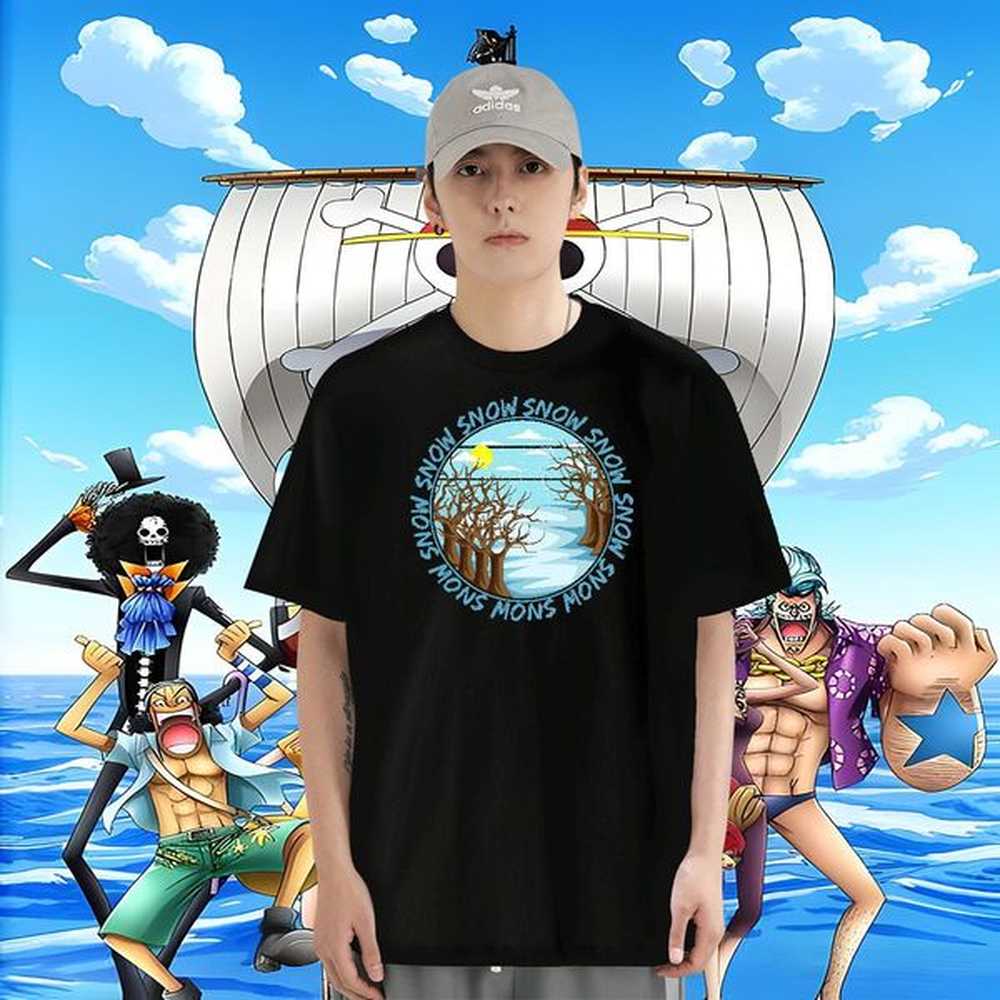 TOP Quality Tshirts 230g Cotton Street wear Hip Hop sea Floral Print Crew Neck 2024 Summer T shirt Clothings
