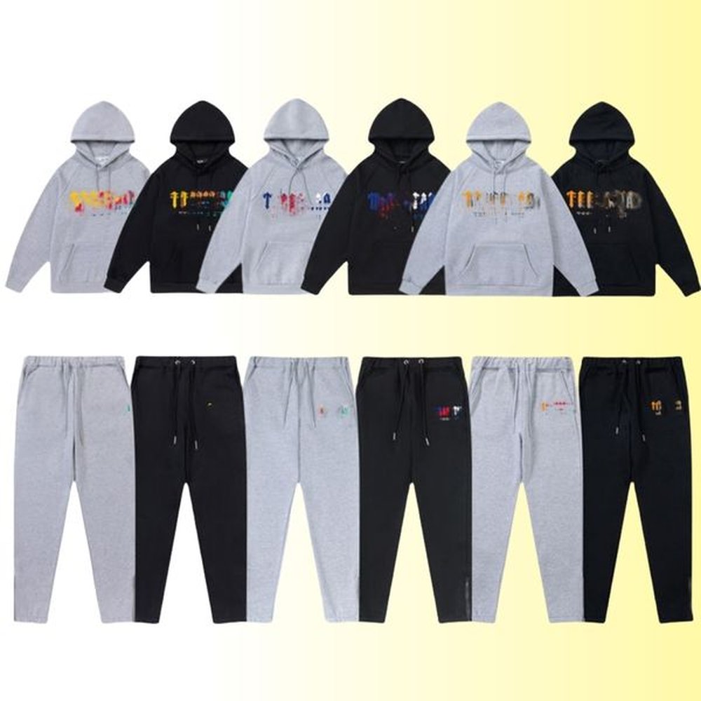 tracksuit men tracksuit women designer hoodie mens hoodie colorful letter embroidery quality cotton breathable pullover Wholesale 2 pieces 1