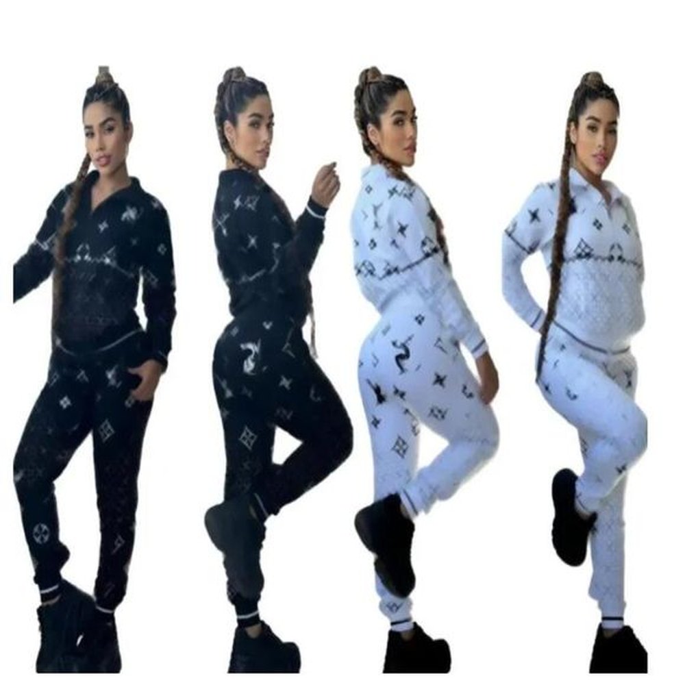 tracksuits women tracksuits designer sportswear zipper jackets and pants embroidery