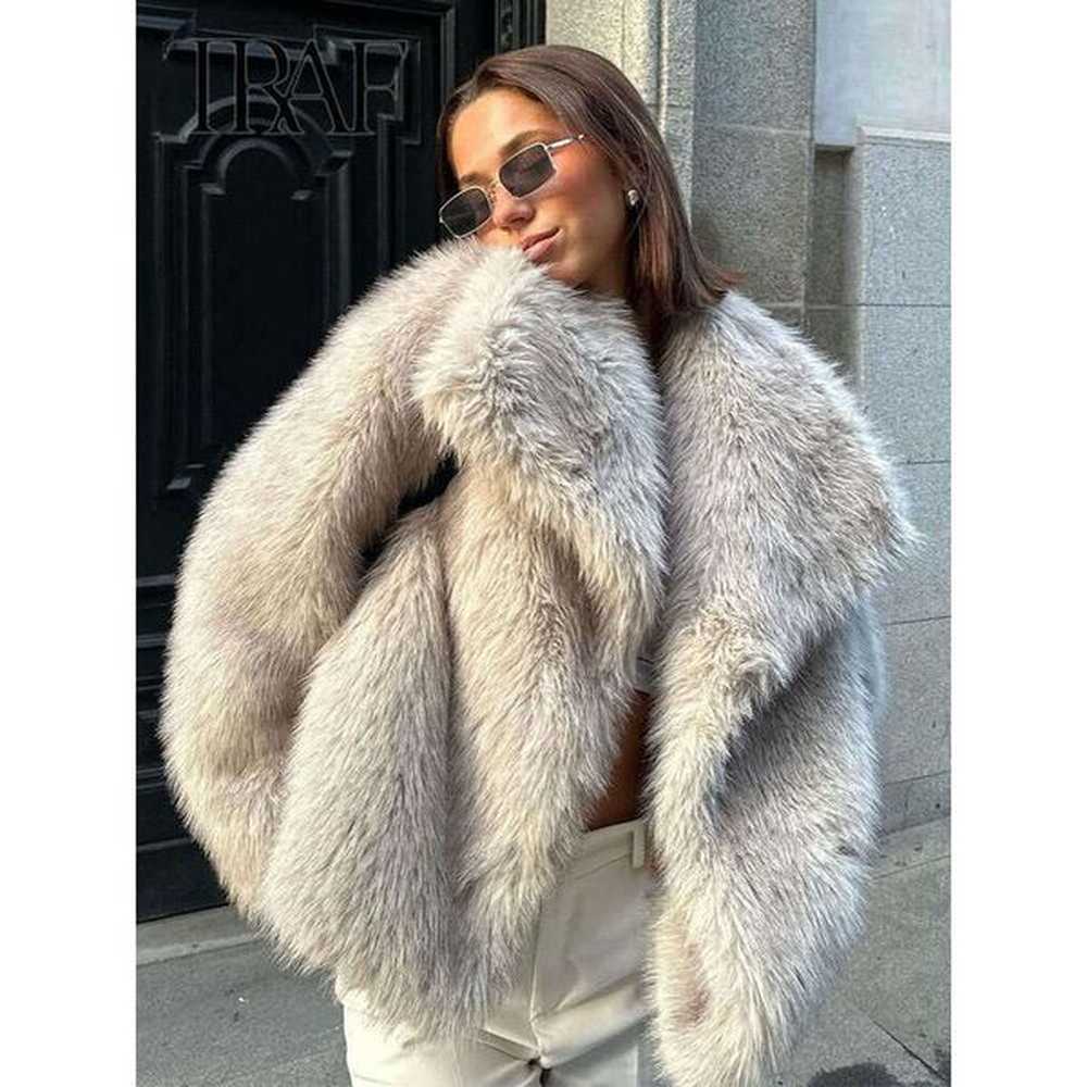 traf metal color sequin woven jacket for women loose stand