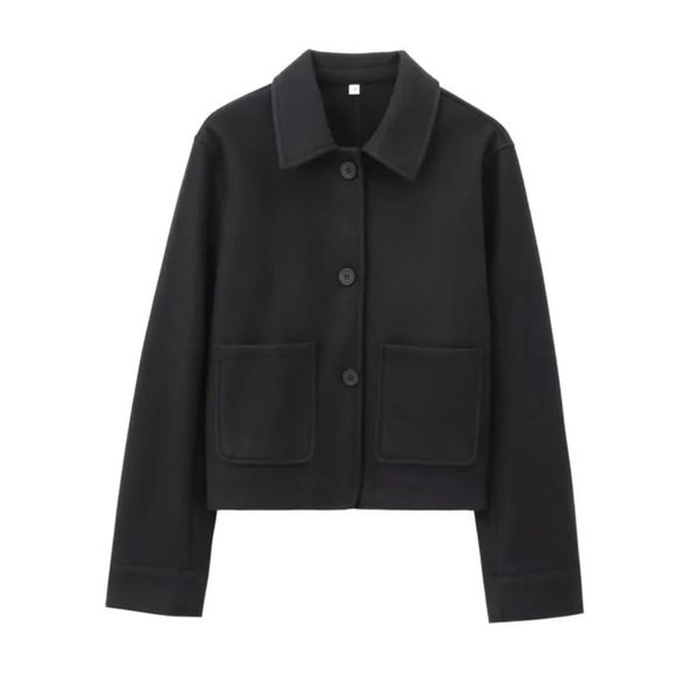 traf soft women short jacket women spring fashion pocket button