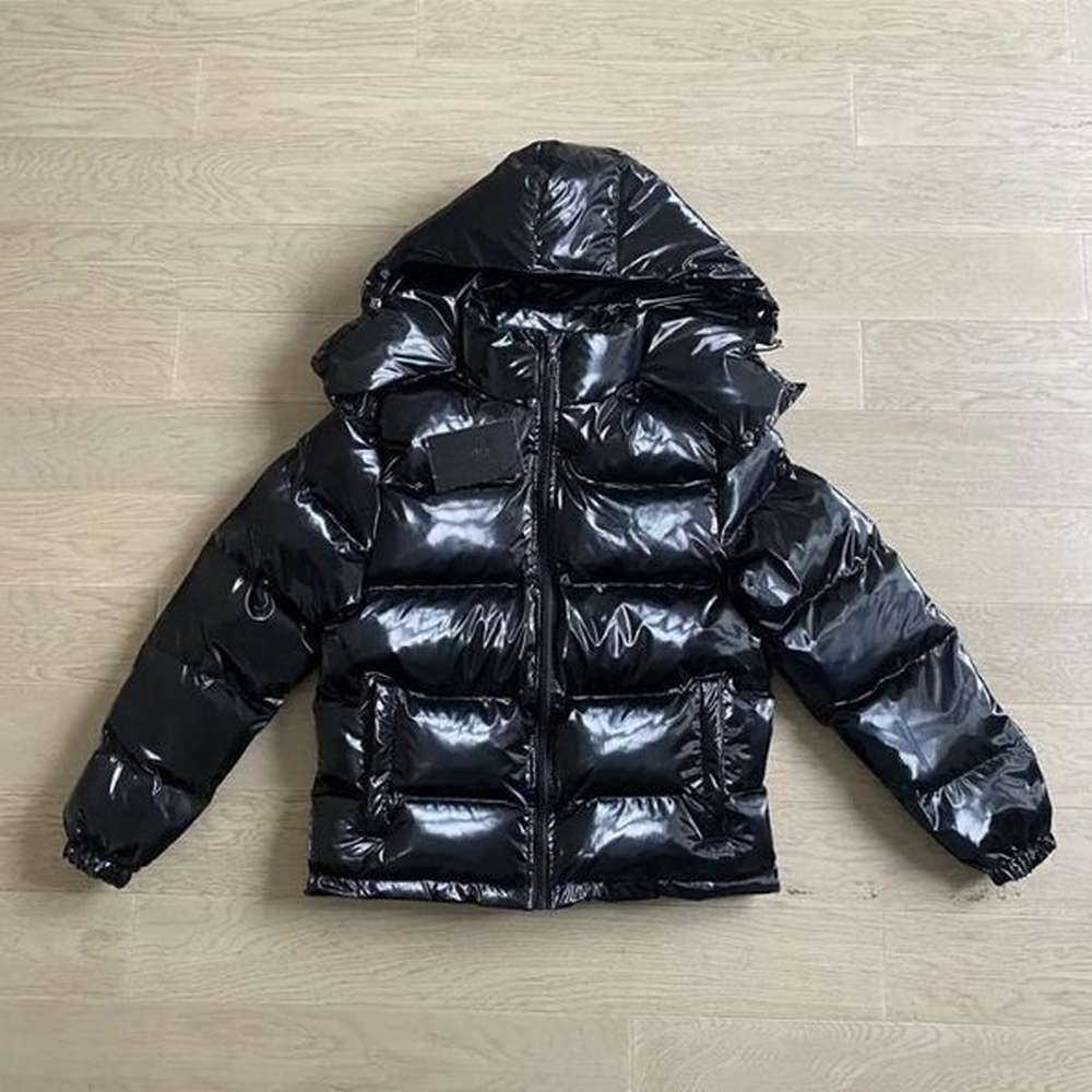 Trapjackets Down Jacket Higher Quality Men's Warm Puffer Jacket Down Coat Winter Embroidered Jacket Zipper Hat Winter Down Jacket Outdo