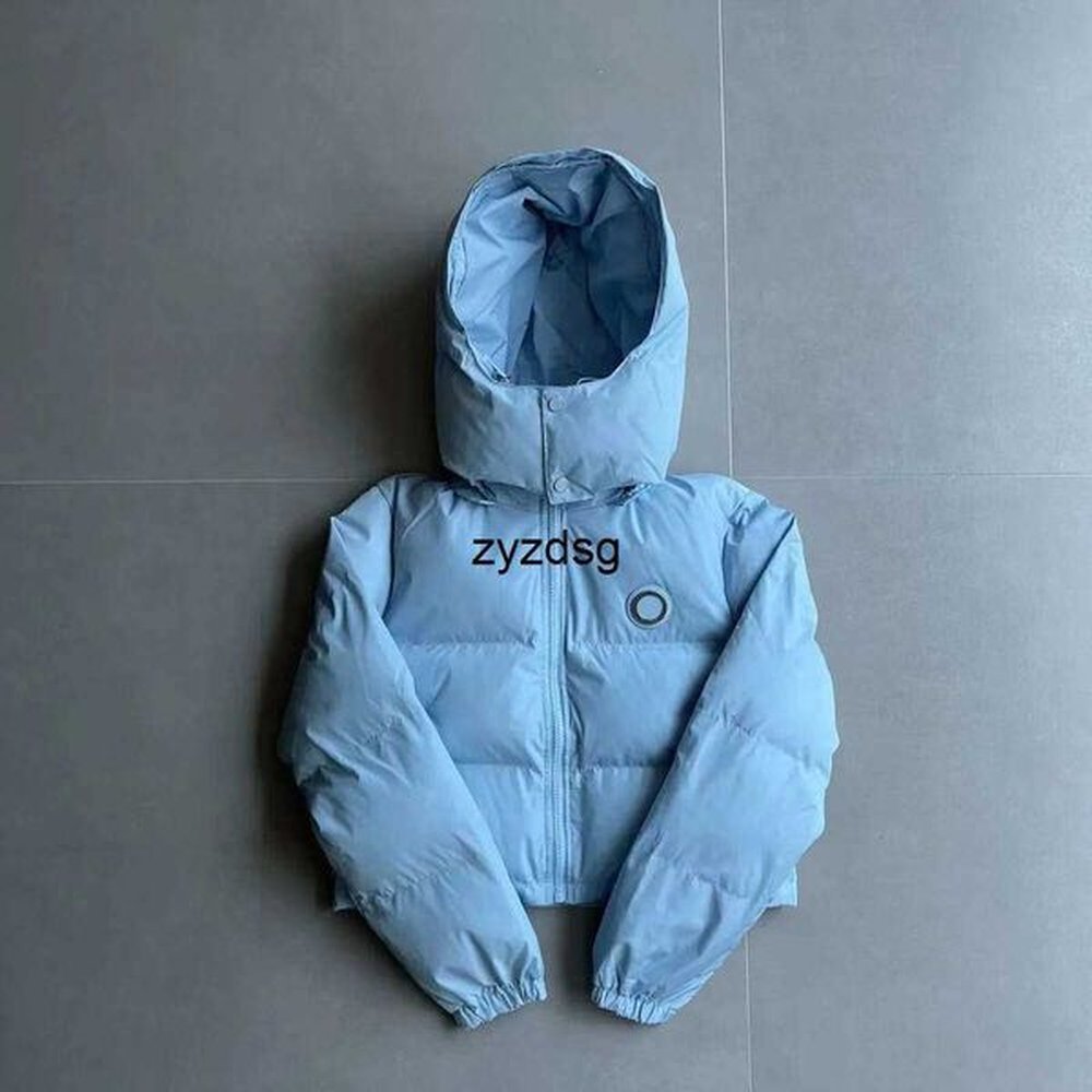 Traps Blue Jersey Mens Puffer Coat Women Designer Down Jackets Windbreaker Black Detachable Jacket Waterproof star 11vv