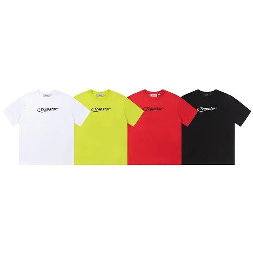 Trapstars T-Shirts New Letter Print Polo Mens Womens Embroidered Short Sleeved Trapstars Shirt Loose Casual Versatile Base Couples Cotton Te