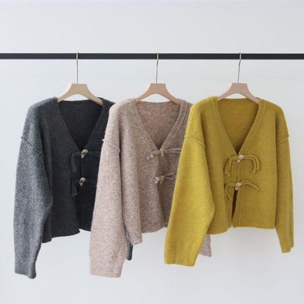 trb elegant ladies woolblended knit cardigan perfect comfort fit for