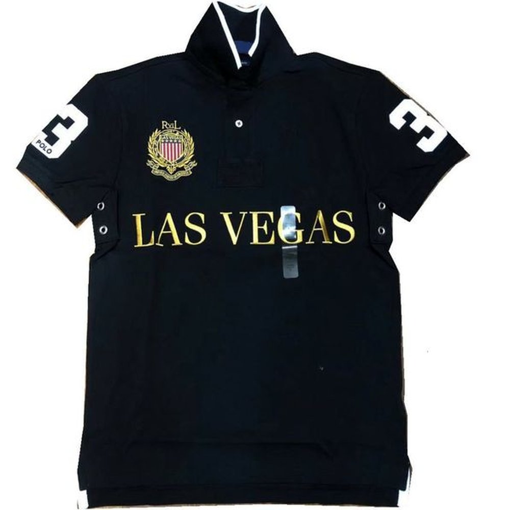 Trendy City Name Badge Malaysia Short Sleeve Polos Shirt Mens T-Shirt fjhq