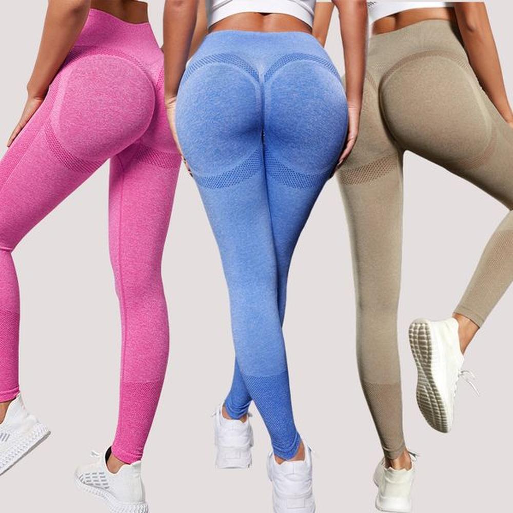 trendy solid color womens smiling pants high waisted and hip