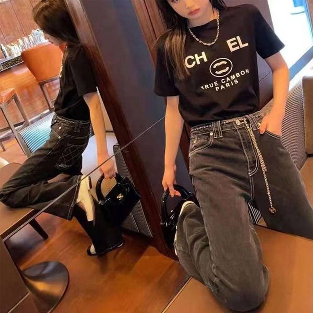 tshirt designer menswear c letter french fashion luxury plussize womens