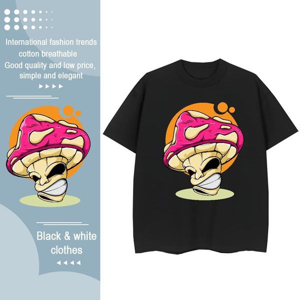 tshirt for man woman daily wear breathable crew neck