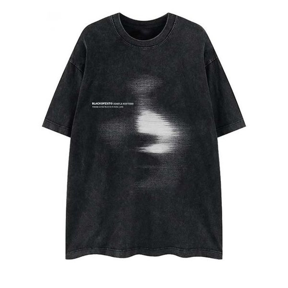 tshirts mens designer t shirt women tshirt sweatshirt luxury sleeve Washed and distressed short sleeved t shirt for men loose fitting pure N