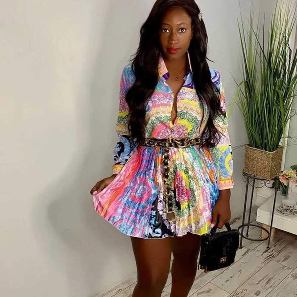 two piece dress new african print bazin baggy skirts