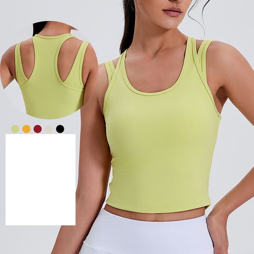 underwear tees yujia active women double uneck shoulder strap with