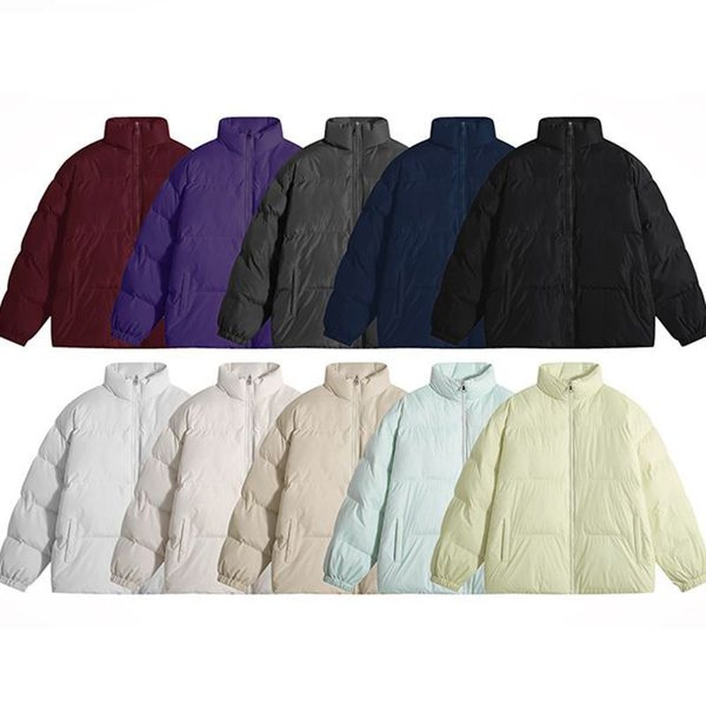 Unisex Classic Design Winter Coat - Windproof & Snow - Resistant Outdoor Cotton Jacket for Seniors