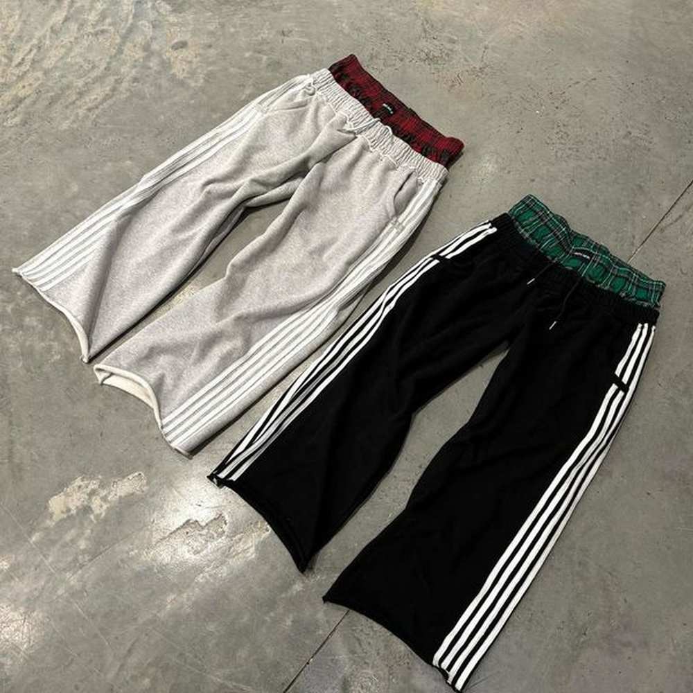 Unisex Fashion Striped Casual Pants - Retro Harajuku Loose Fit High-Waisted Hip Hop Tracksuit Bottoms sweatpants pants Y2K
