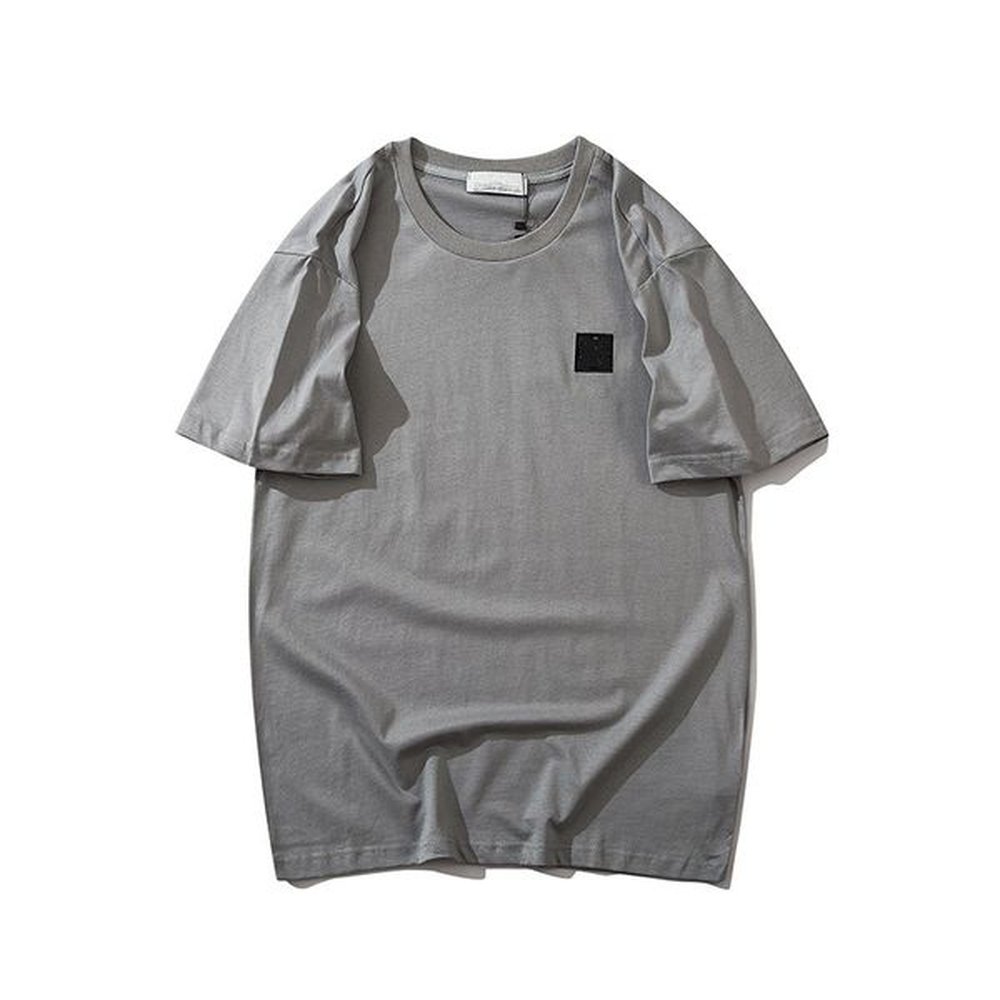 Unisex Men's T-shirt Designer Tee Solid Color Loose Fit Short Sleeve T-Shirt Fashion Brand for Summer