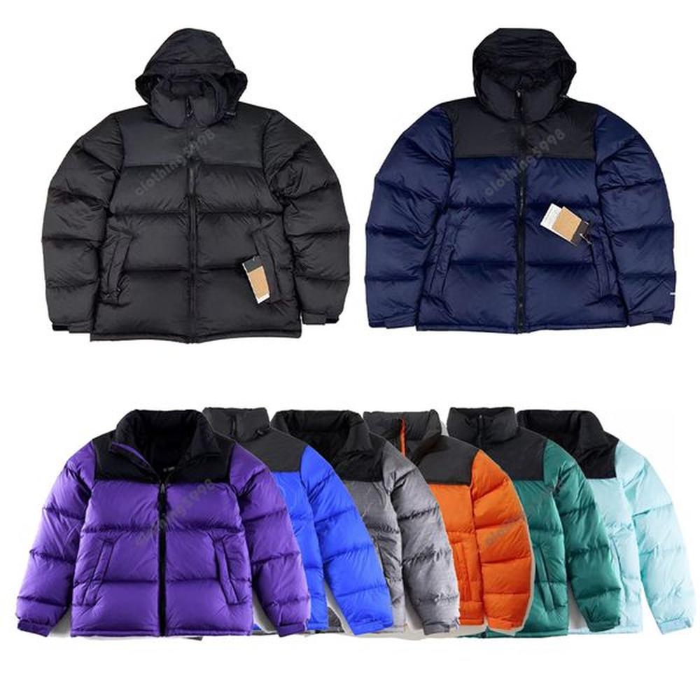 Unisex Puffer Down Jacket with Hood Warm Winter Outerwear Available in Sizes XS-XXL