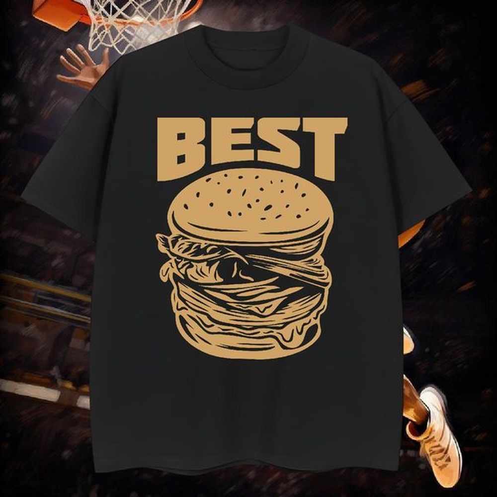 Unisex T shirt 230g 100% Cotton hamburger Spring Summer Black Oversized Breathable Short Sleeve Tshirts Fashion Design Polos