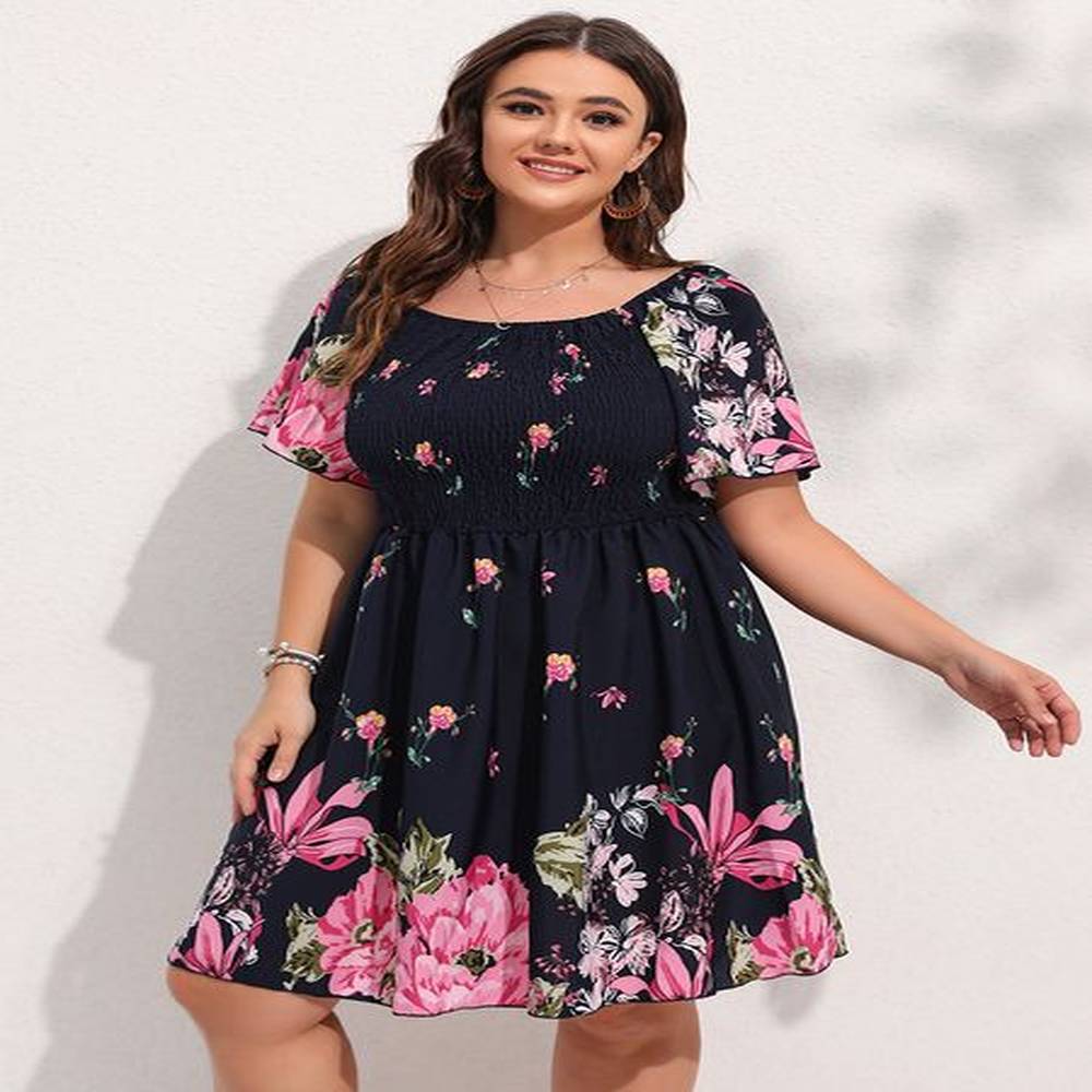 urban sexy dresses finjani allover floral print shirred midi dress